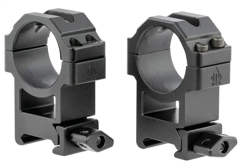 UTG Scope Ring Set Max Strength See-Thru For Rifle Picatinny/Weaver High 30mm Tube