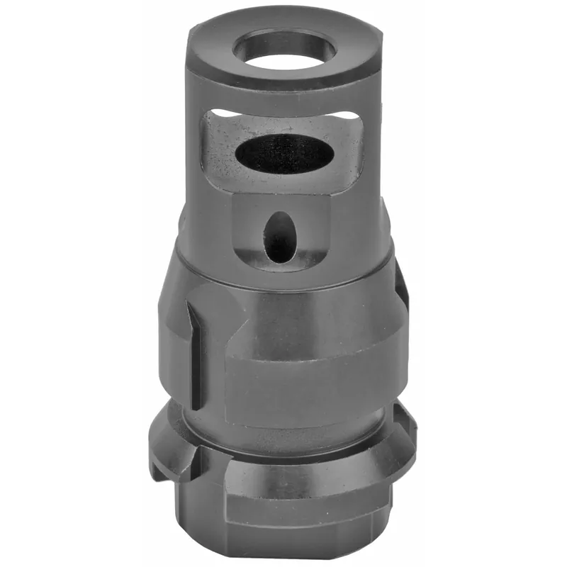 Dead Air KeyMount Muzzle Brake Black with 5/8"-24 tpi Threads & 2.60" OAL for Sandman Series, KeyMo Equipped Nomad-30 & Primal Suppressors