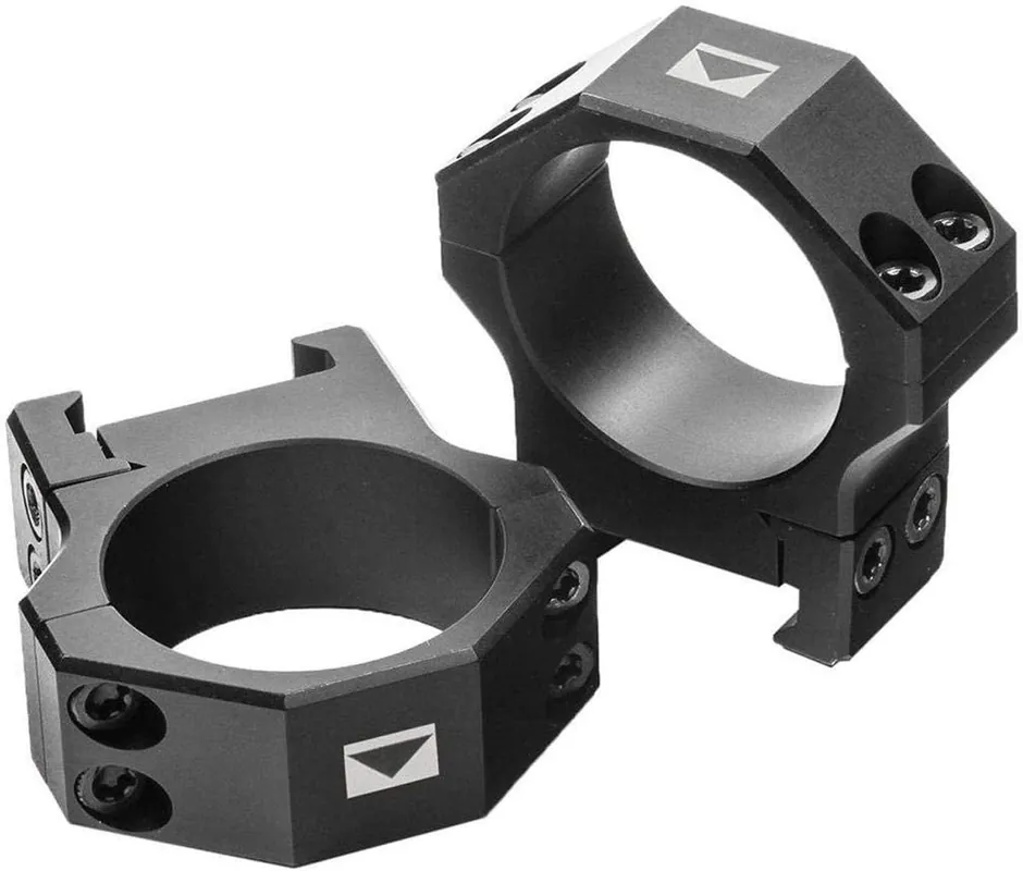 Steiner H-Series Scope Ring Set For Rifle Picatinny Rail Medium 30mm Tube Matte Black Steel