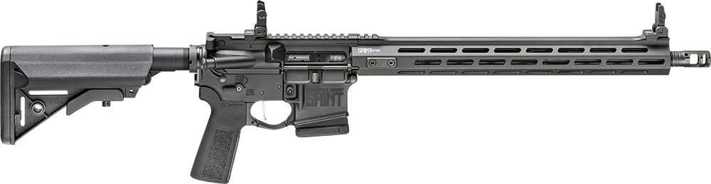 Springfield Saint Victor 5.56 NATO 10+1 16" Alum Rec Adj Stock Flip-up Sights Rail M-LOK Handguard Brake STV916556BLC-B5