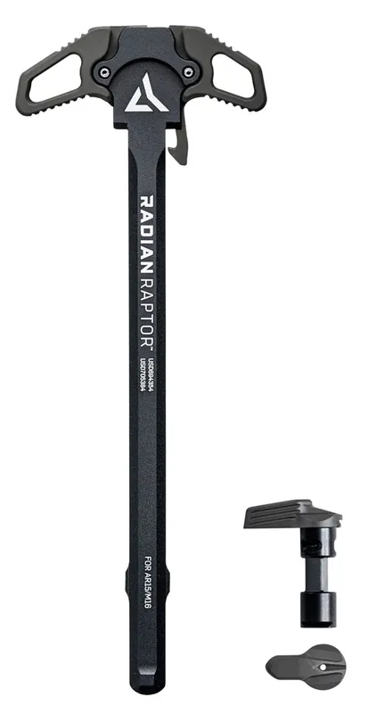 RADIAN WEAPONS Raptor Charging Handle with Talon Safety AR-15, M16 Radian Gray Aluminum