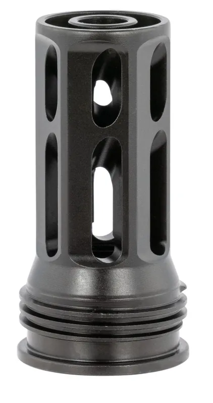 Huxwrx QD 762 Flash Hider, Black with 5/8"-24 tpi Threads, 2.30" OAL & 1.20" Diameter, for 30 Cal AR-Platform