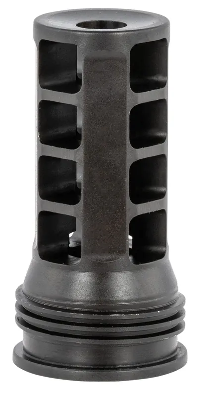 Huxwrx QD 762 Muzzle Brake Black with 1/2"-28 tpi Threads & 2.30" OAL for 30 Cal AR-Platform