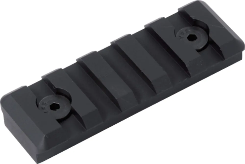 TIMBER CREEK OUTDOOR INC M-Lok Picatinny Rail AR-Platform 5-Slot Black Hardcoat Anodized