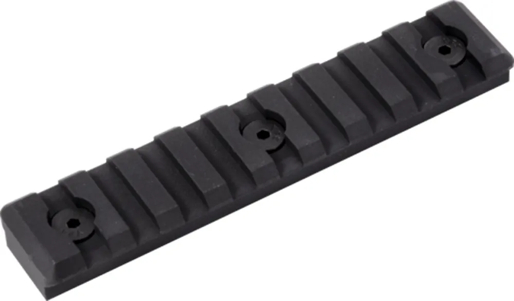 TIMBER CREEK OUTDOOR INC M-Lok Picatinny Rail AR-Platform 9-Slot Black Hardcoat Anodized
