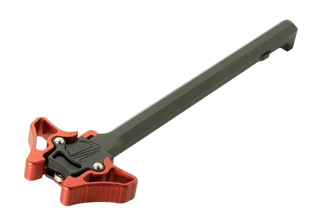 TIMBER CREEK OUTDOOR INC Enforcer Mini Ambidextrous Charging Handle AR-Platform Red Anodized Aluminum