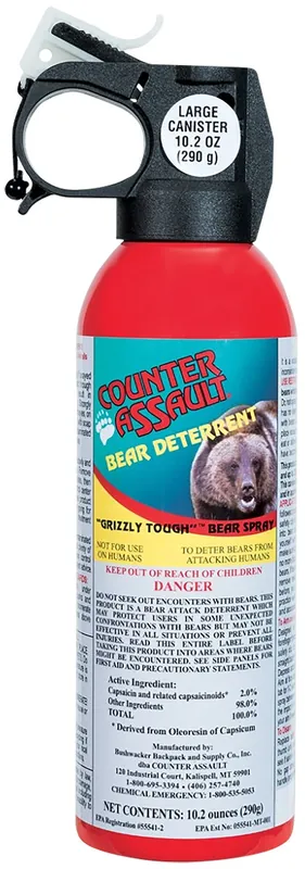 Counter Assault Bear Spray Capsaicin 8.10 oz/10.20 oz (Magnum Value Pack) 15067027