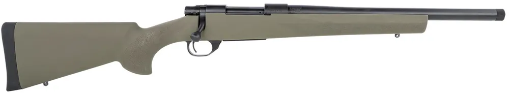 Howa M1500 Hogue Overmolded Stock 6.5 Creedmoor Rifle 16.25" Green HHGG65C16