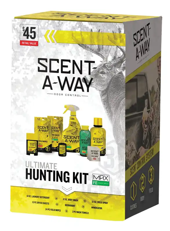 Scent-A-Way Max Ultimate Hunting Kit Odor Eliminator Odorless Scent