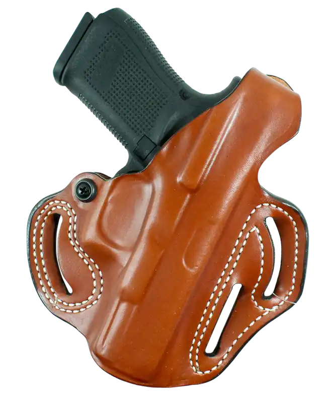 DeSantis Gunhide Thumb Break Scabbard Tan Leather OWB fits Glock 19,19X,23,32,45 RH