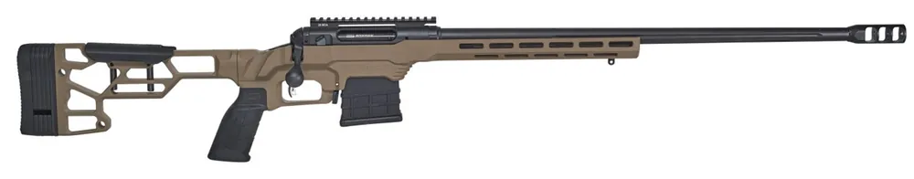 Savage Arms 110 Precision Rifle .300PRC 5+1 24" Heavy Barrel w/Brake Adj Aluminum Chassis AccuTrigger Black/FDE 57593