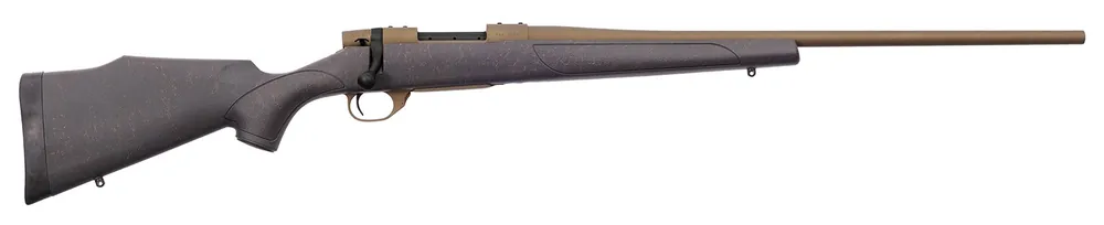 Weatherby Vanguard Weatherguard 6.5 PRC Rifle 24" Black/Bronze Right Hand VWB65PPR4T