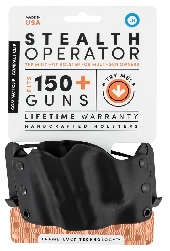 Stealth Operator Compact Clip Holster OWB Left Hand