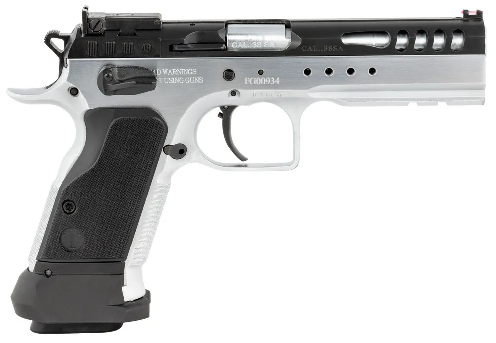 Tanfoglio Defiant Limited Master 38 Super Pistol 4.75" 18+1 Hard Chrome TFLIMMSTR38