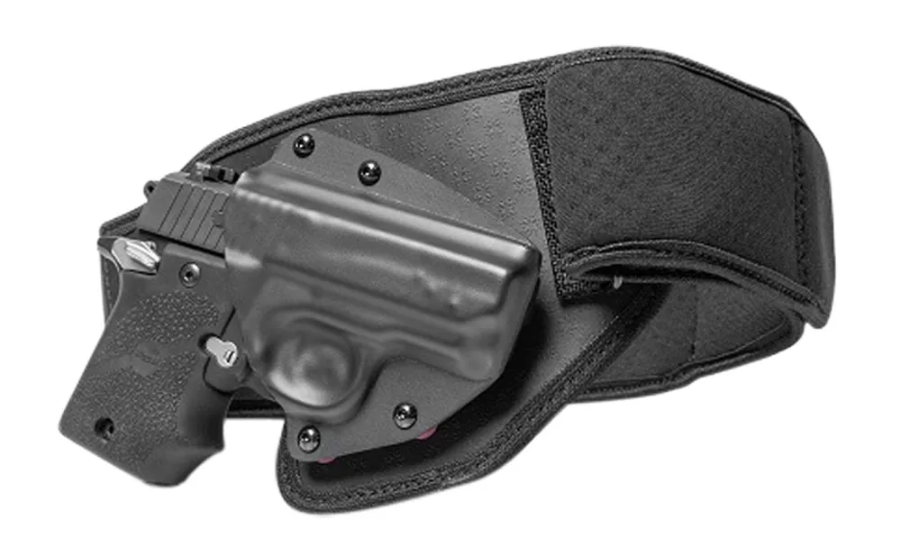Tactica Belly Band fits Glock 42 Elastic Black Small RH