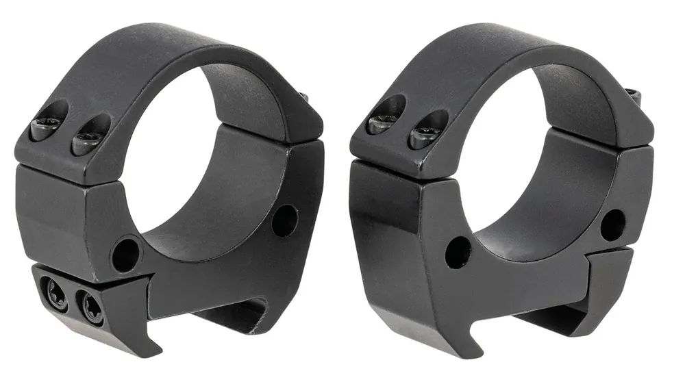 Talley Modern Sporting Scope Ring Set For MSR Picatinny Rail Low 30mm Tube Black Anodized Aluminum