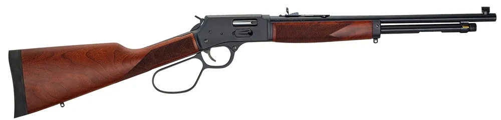 Henry Big Boy Side Gate 44 Mag Rifle10+1 Rd 20" Blued Metal Finish American Walnut Stock & Large Loop H012GL