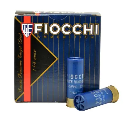 Fiocchi Exacta Target White Rino 12 Gauge 2.75" 1 1/8 oz 7.5 Shot