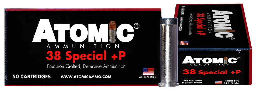 Atomic 419 Pistol 38 Special +P 148 Gr. Lead Hollow Point 50/Box