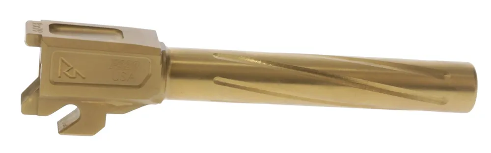 Rival Arms Precision Drop-In Barrel 9mm Luger 3.90" Gold PVD Finish 4340H Steel Material for Sig P320 Full Size