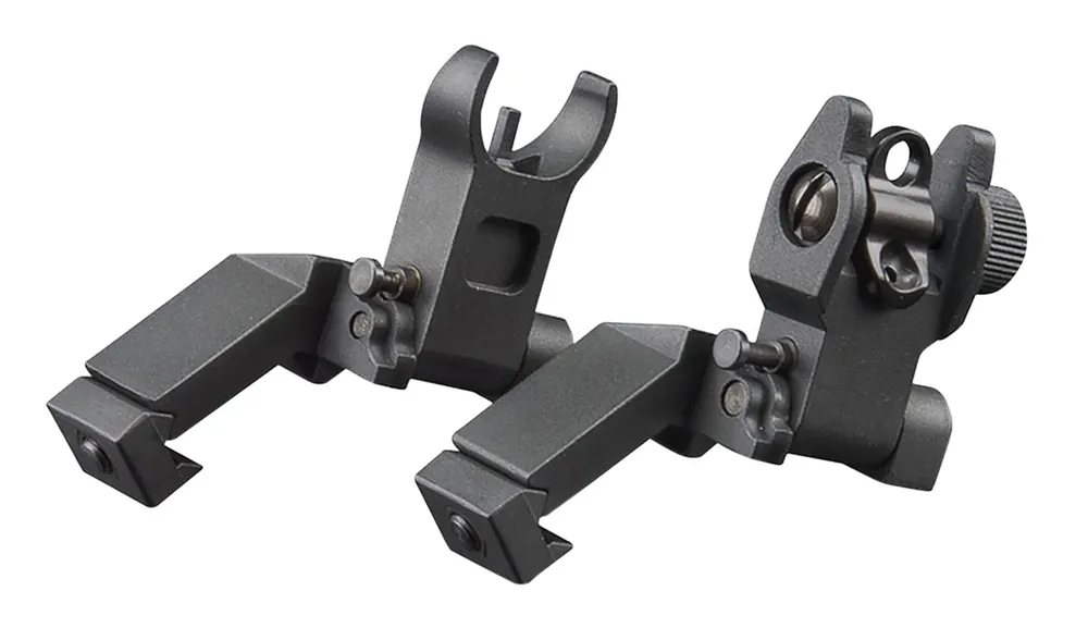 Aim Sports Flip Up Front Sight 45 Degree Low Profile Black Anodized for AR-15