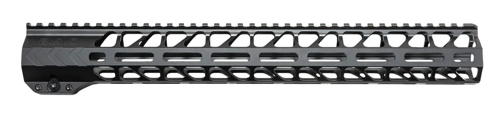 Battle Arms Development Workhorse Handguard 15" M-LOK, Free-Floating Style Made of 6061-T6 Aluminum with Black Anodized Finish for AR-15, AR-10