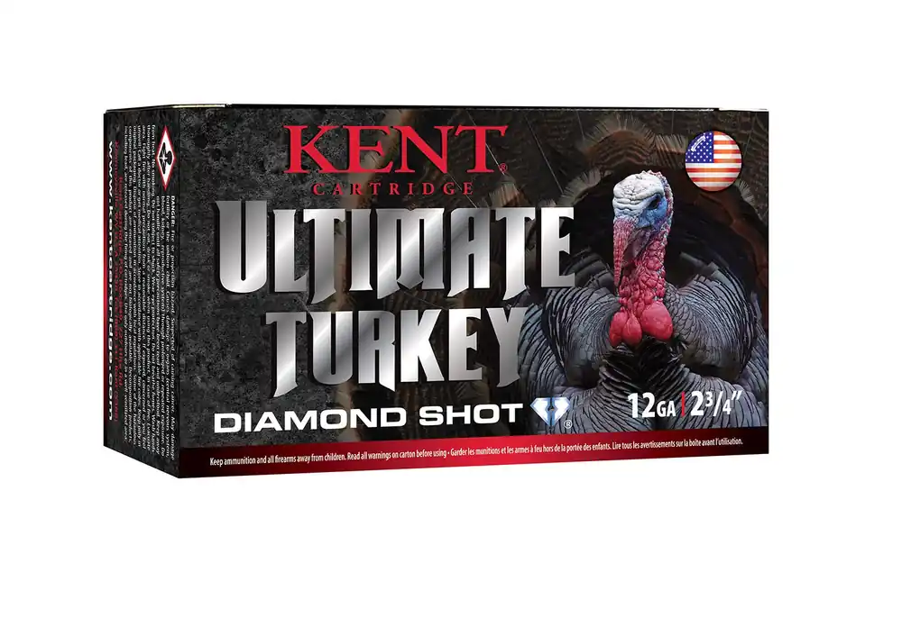 Kent Cartridge Ultimate Turkey 12 Gauge 2.75" 1-5/8 oz 5 Diamond Lead Shot 10 Shells Per Box