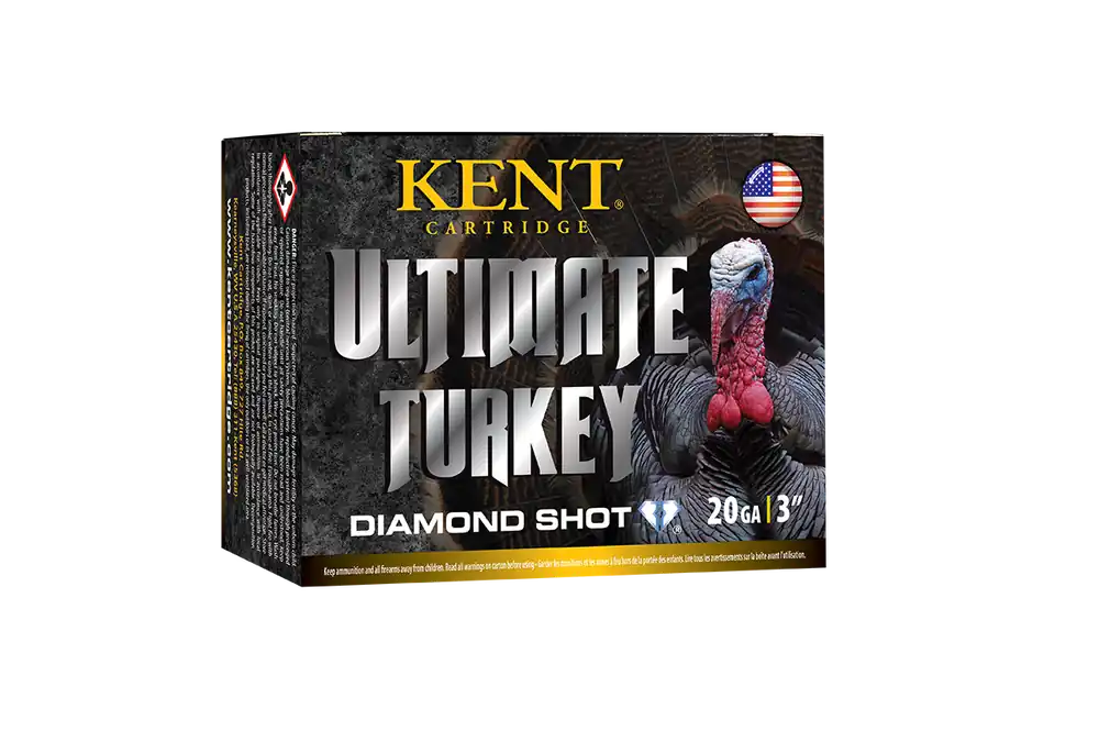 Kent Cartridge Ultimate Turkey 20 Gauge 3" 1-1/4 oz 5 Diamond Lead Shot 10 Shells Per Box