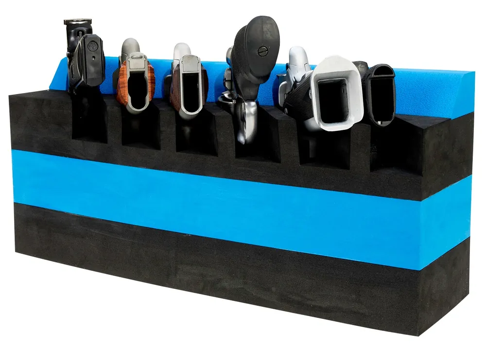 G*Outdoors Foam Pistol Cradle 6 Handguns Black