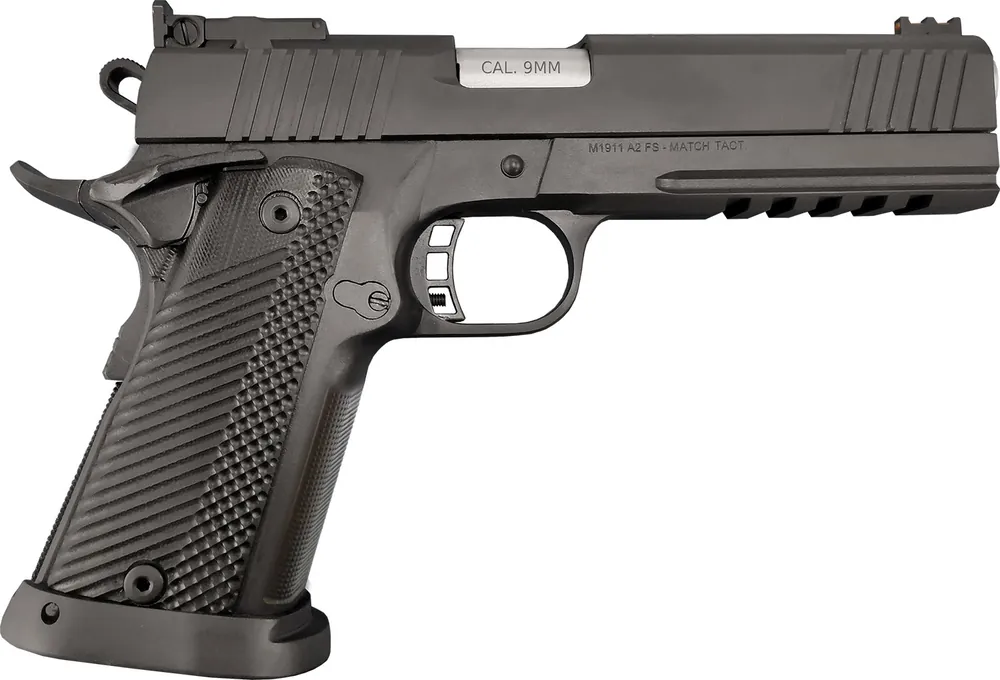 Rock Island Pro Ultra Match 9mm Luger Pistol 5" Black 56645