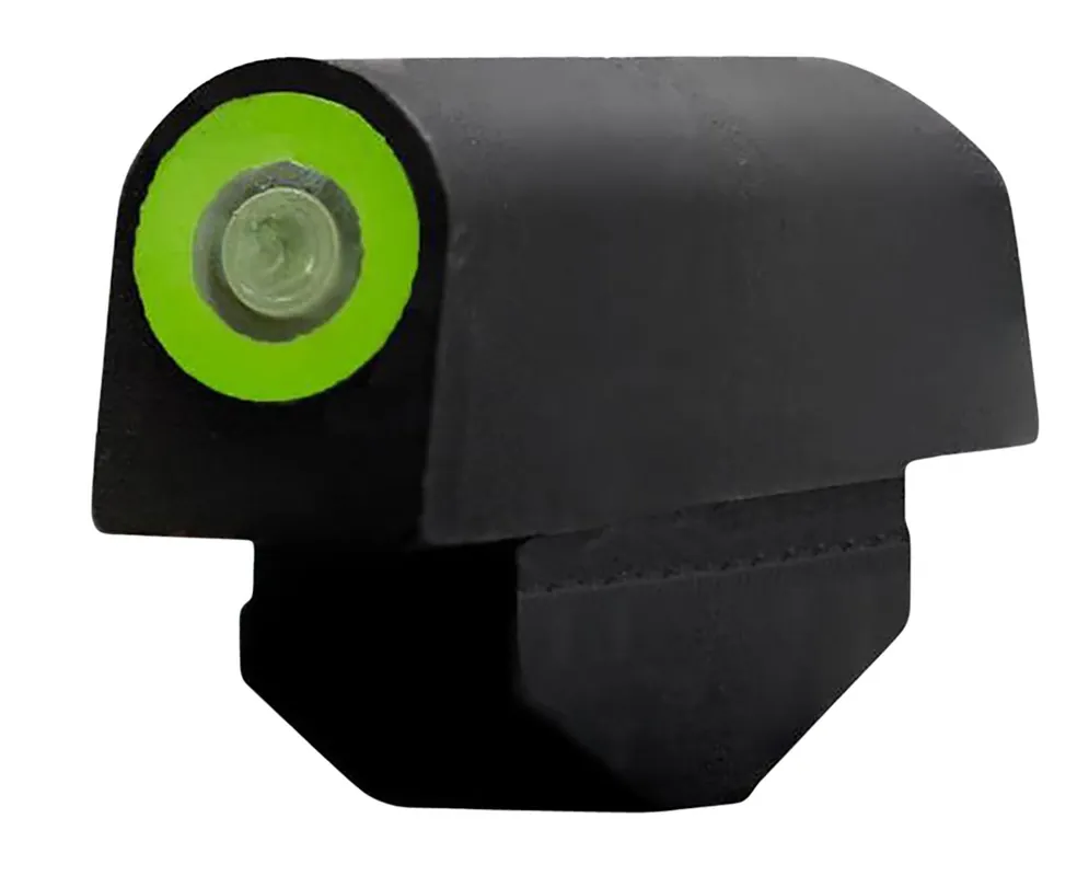 XS Sights Standard Dot Tritium Green with Green Outline Front Sight Black Frame Ruger SP101; S&W J Frame