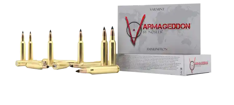 Nosler Varmageddon 22 Nosler 62 gr Flat Base Hollow Point (FBHP) 50 Bx/ 6 Cs