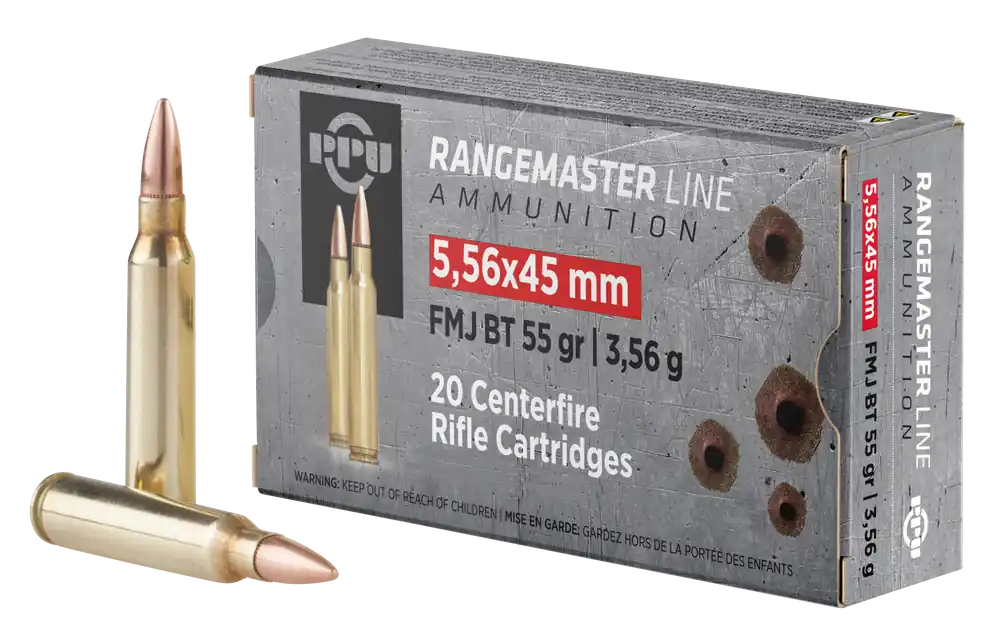 PPU Rangemaster 5.56x45mm NATO 55gr FMJ 1000rd Box