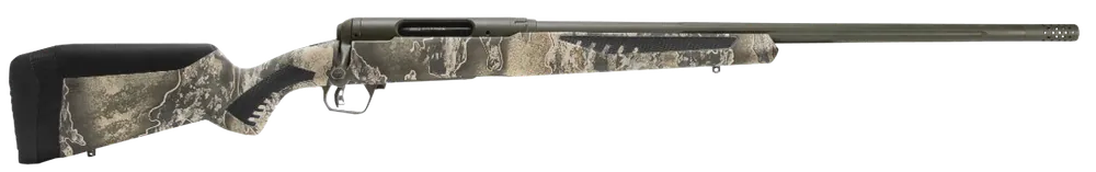 Savage 110 Timberline 280 Ackley 4+1 22" Fluted Barrel OD Green Cerakote Metal Finish Realtree Camo Syn Stock Brake 57748