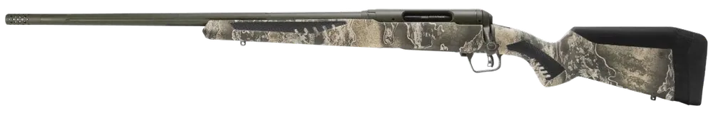 Savage 110 Timberline 280 Ackley 4+1 22" Fluted Barrel OD Green Metal Finish Cerakote Camo Syn Stock Omni-Port Brake 57760