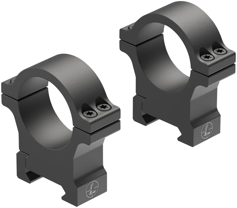 Leupold 180948 Open Range Cross-Slot Scope Ring Set For Tactical High 30mm Tube Matte Black Aluminum