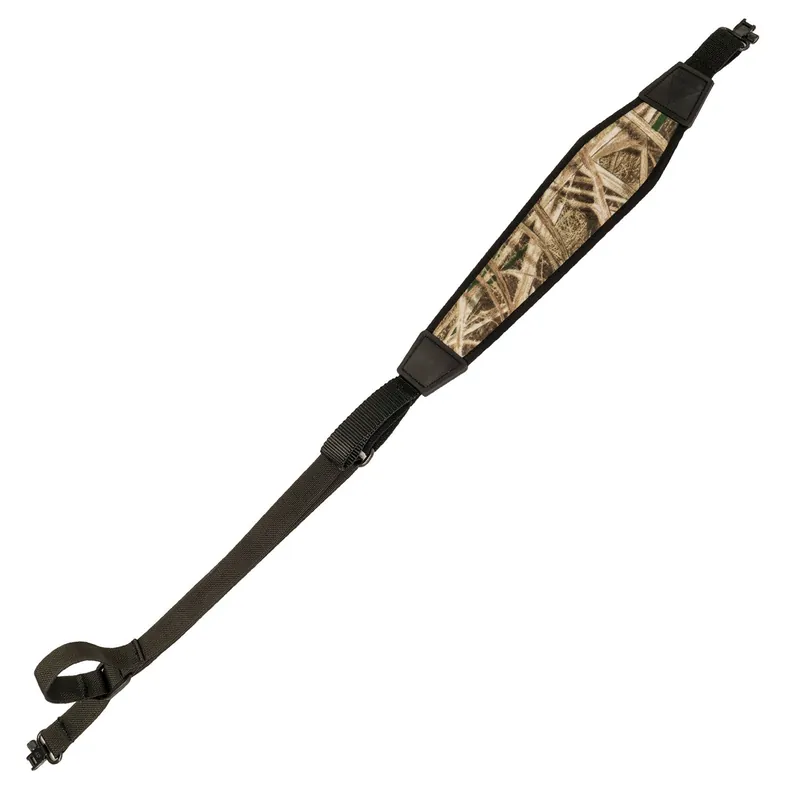 Grovtec US Inc QS Trek Sling made of Mossy Oak Shadow Grass Blades Cordura with Adjustable Design & 1" Locking Swivels for Rifle/Shotgun