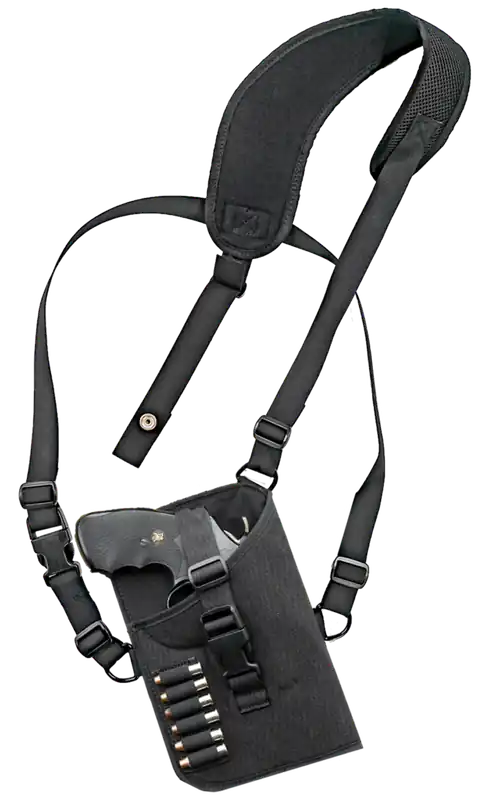 Grovtec US Inc Trail Pack Ergo Holster Black Shoulder/Belt 3-4" DA Revolver RH