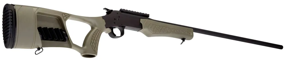 Rossi Tuffy 410ga 26" 3" Matte Black/OD Green Thumbhole Stock Right Hand SSPTKY