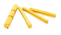 Cross Armory Pin Set Dimpled Gold 4140 Steel for Most Glock Gen4