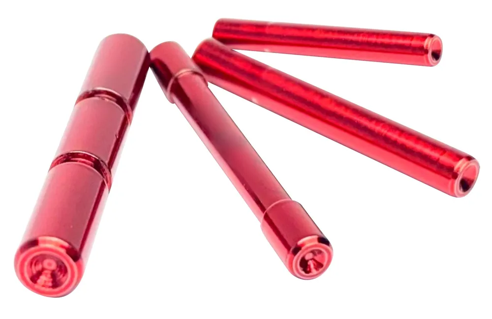 Cross Armory 4 Pin Set Dimpled Extended Red 4140 Steel for Most Glock Gen4