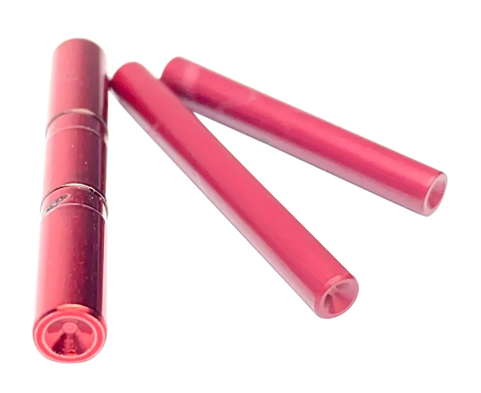 Cross Armory 3 Pin Set Dimpled Red 4140 Steel for Glock 17, 19, 26, 34 Gen5
