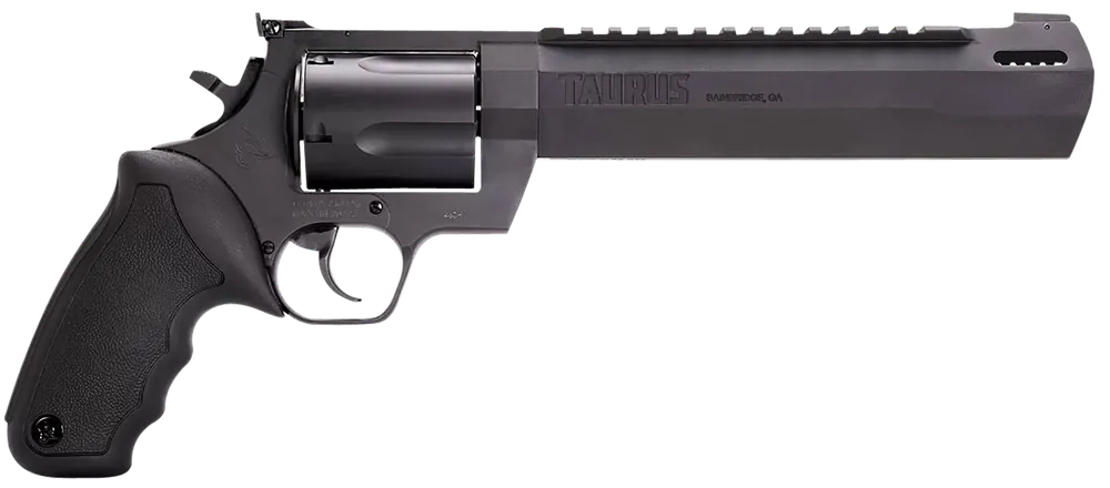 Taurus 2460101RH Raging Hunter 460 S&W Mag 5rd 10.50" Matte Black Barrel Matte Black Oxide Steel Cylinder & Frame Black Rubber with Integrated Cushion Insert Grip