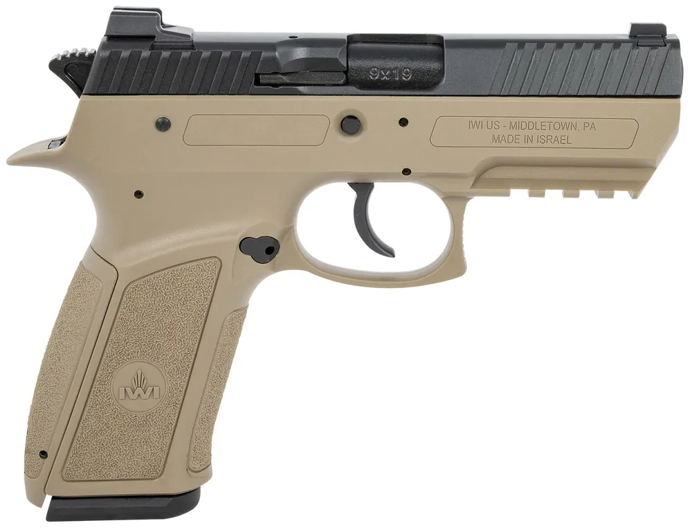 IWI US Jericho 941 Enhanced Mid-Size 9mm Luger 17 Rounds 3.80" Black Pistol J941PSL9FDII