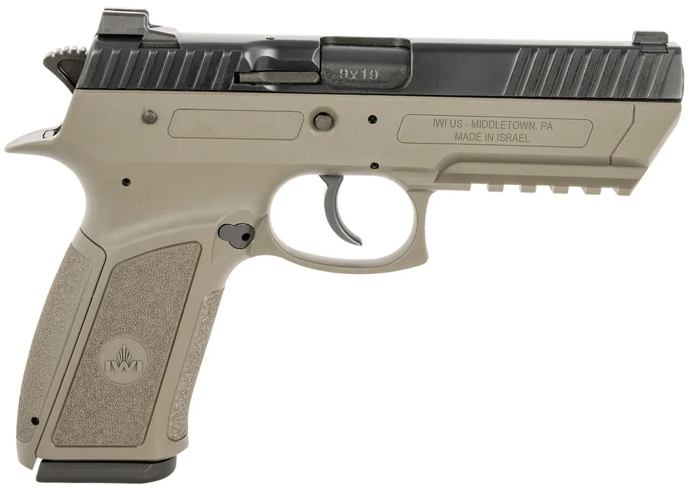 IWI US Jericho 941 Enhanced 9mm Luger Pistol 4.40" OD Green J941PL9ODII