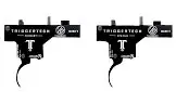 TriggerTech Special Single-Stage Curved Trigger with 1-3.50 lbs Draw Weight & Black PVD Finish for Weatherby Mark V