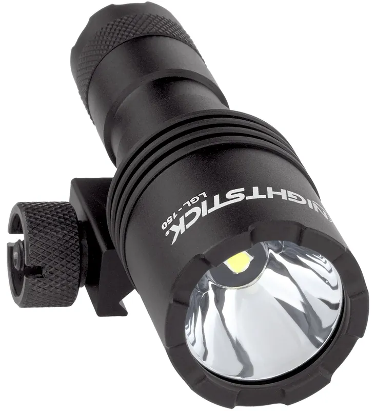 Nightstick LGL-150 Compact Light Kit For Long Gun 450 Lumens Output White LED Light 300 Meters Beam Standard/Offset Picatinny Rail Mount Mount Black Anodized Hardcoat Aluminum