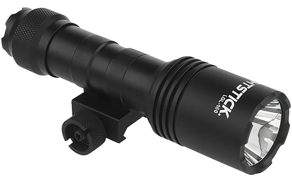 Nightstick LGL-160 Light Kit For Long Gun 1100 Lumens Output White LED Light 300 Meters Beam Standard/Offset Picatinny Rail Mount Mount Black Anodized Hardcoat Aluminum