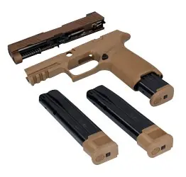 Sig Sauer P320 M18 X-Change Kit 9mm Luger Sig 320 Handgun Coyote Tan