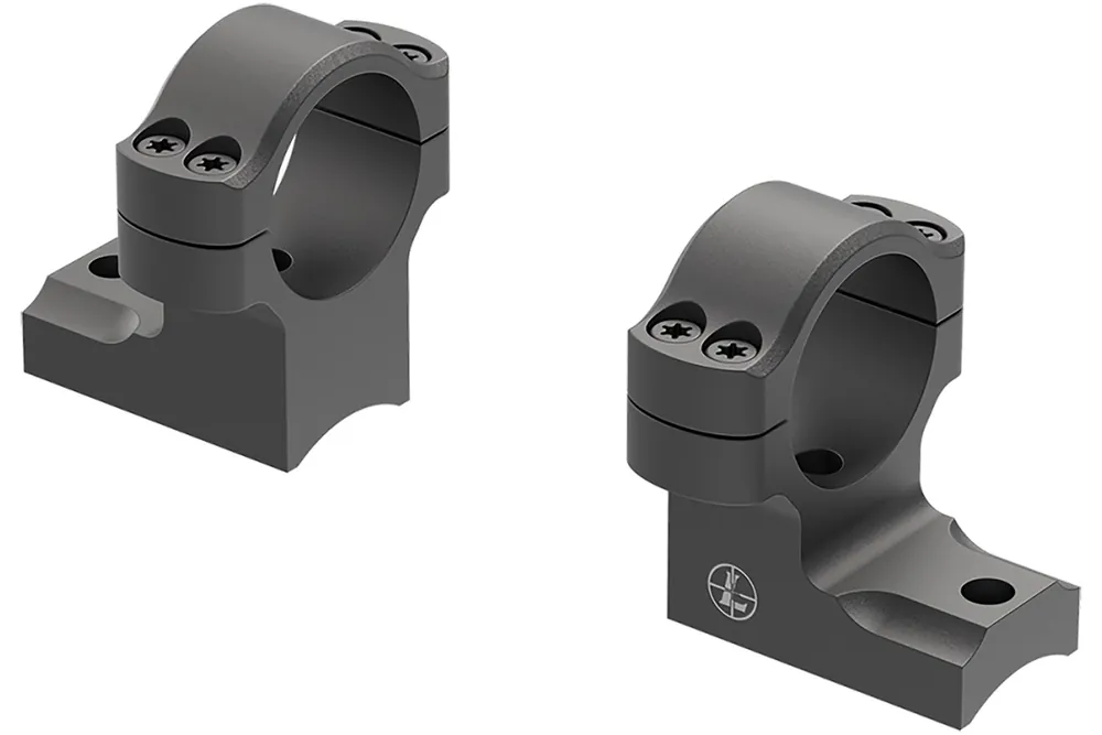 BackCountry Base/Ring Combo Matte Black Savage 10/110 Round Receiver 1" Tube 8-40 Screws Aluminum Rifle